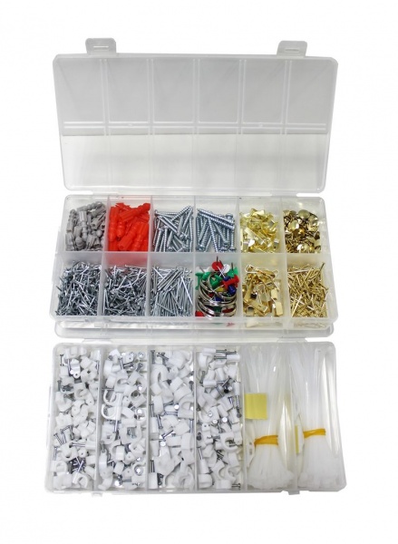 Набор ручного инструмента WMC TOOLS 1/4'' 6-гранные 1200 шт. WT-201200