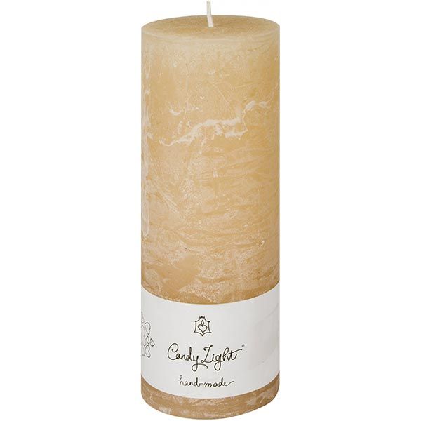 Свеча Цилиндр C-07 льняная 200 мм