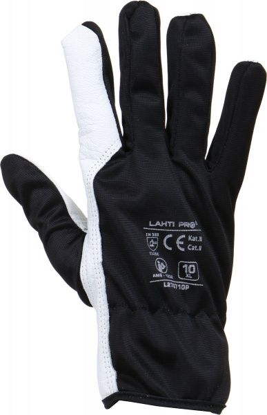 Перчатки Lahti Pro защитные с покрытием кожа XL (10) L270710K