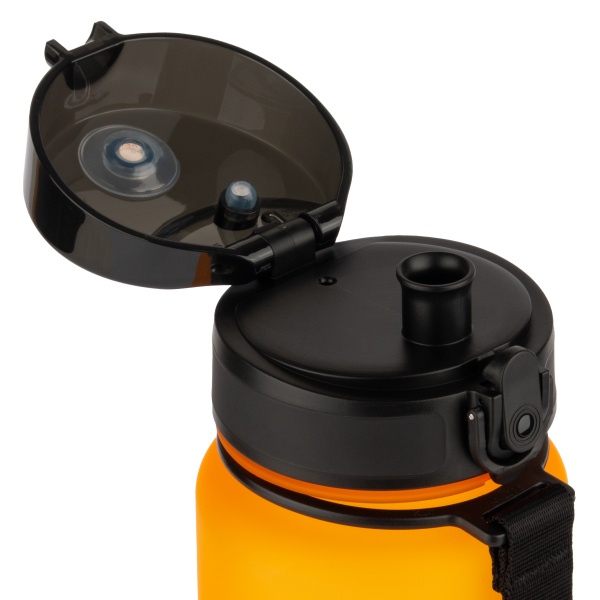 Пляшка для води 1000 мл Uzspace помаранчевий Frosted