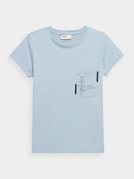 Футболка Outhorn HOL22-TSD614-34S р.XS голубой