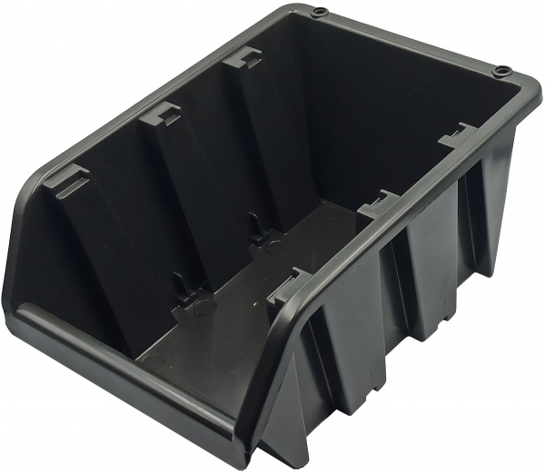 Ємність для зберігання Системи Кріплення 230x160x120 вставна чорна 