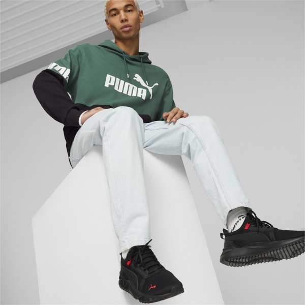 Джемпер Puma PUMA POWER COLORBLOCK HOODIE TR 67332537 р. XL зеленый