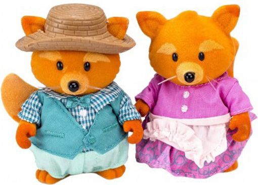 Ігровий набір Li'l Woodzeez Сім'я Лисичок 6092M 