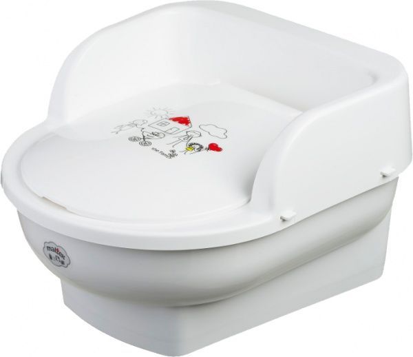 Горщик Maltex Трон Family 5849 білий