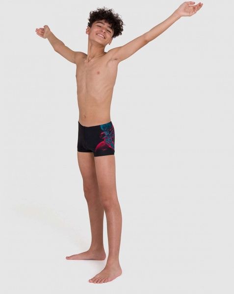 Плавки Speedo PLMT_DIGI_ASHT_JM 8-33162F308 р.15-16 черно-красный