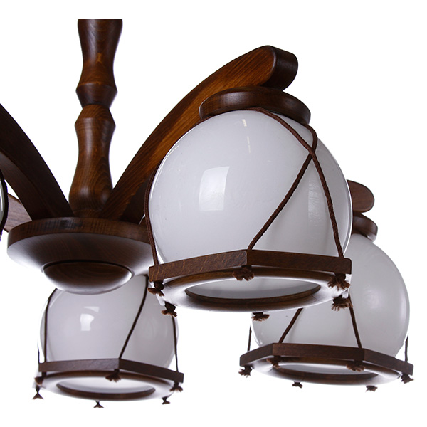 Люстра Edylit Rzemyk 150/9 дуб