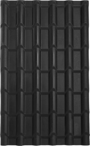 Черепиця Keramoplast 1460x890x4,5мм чорний 