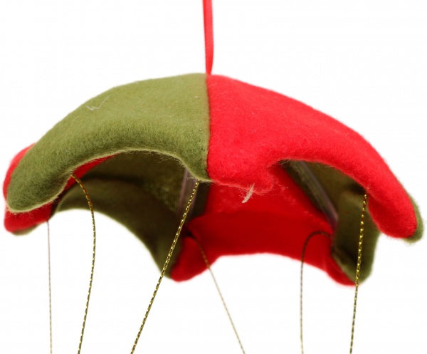 Декоративная подвеска Дед Мороз 22 см разноцветный HFW2001