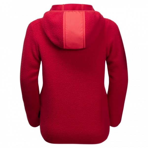 Джемпер Jack Wolfskin ICE CLOUD HOOD JACKET K 1609231-2210 р. 152 червоний