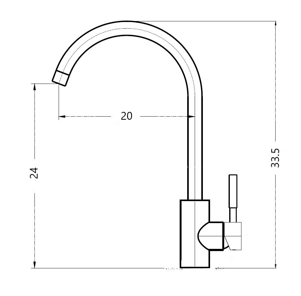 Смеситель для кухни Silver JAZZ SLUN0719NK
