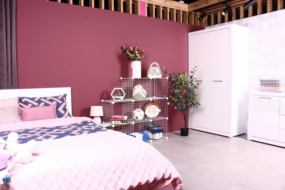 Стелаж дротяний куб metal сubes storage 9 полиць 1105х1105х370 мм білий