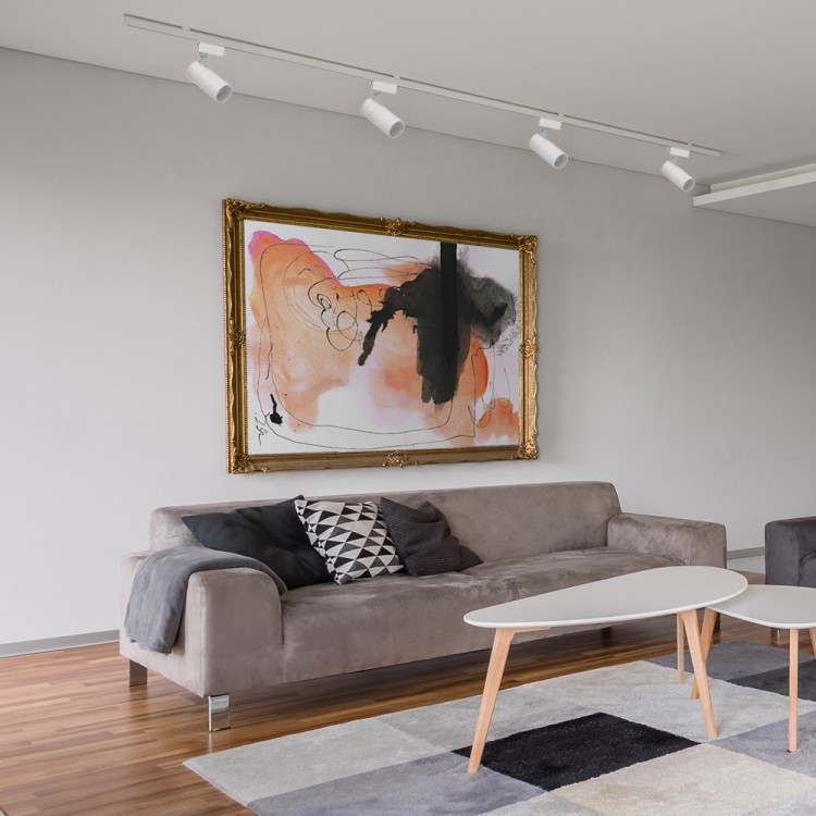 Трековий світильник Feron 10 Вт 4000 К чорний AL140 10 b