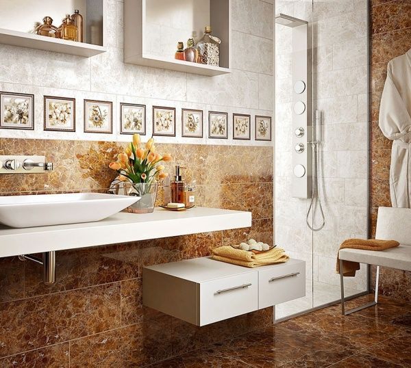 Плитка InterCerama CENTURIAL коричнева світла 97 031 23x60 