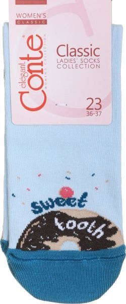 Шкарпетки Conte CLASSIC 7С-22СП 115 р. 23 світло-блакитний 