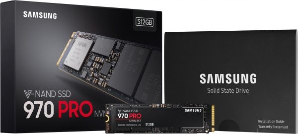 SSD-накопичувач Samsung 970 PRO 512GB M.2 PCI Express 3.0 x4 3D V-NAND (MZ-V7P512BW) 