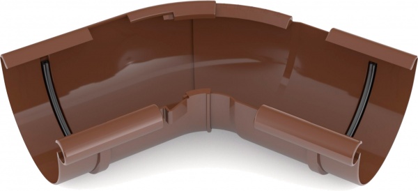 Кут внутренний Bryza регулируемый 120-145° 125 мм коричневый 