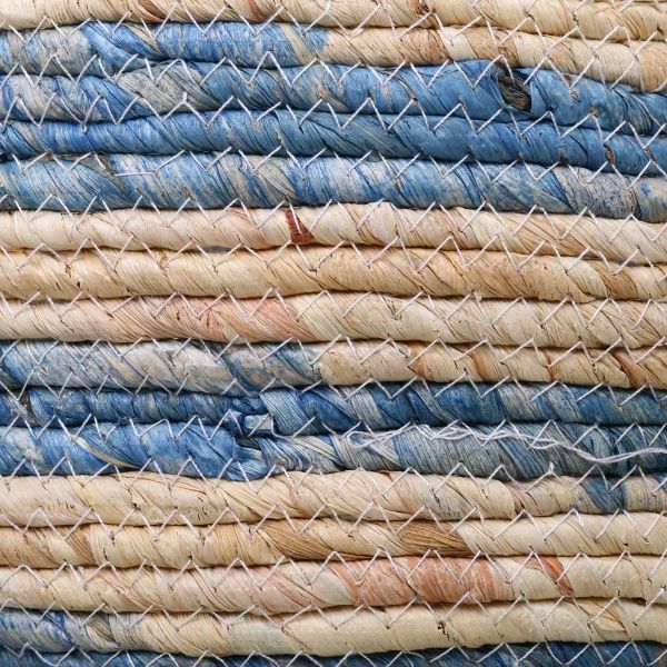 Корзина с ручками большой 39х40 см синий