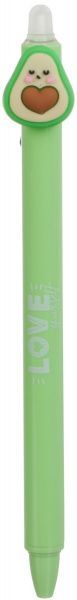 Ручка гелевая пиши-стирай Улыбающееся авокадо 