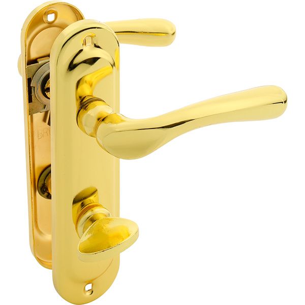 Ручка на планке Bruno 910К6 WC золото