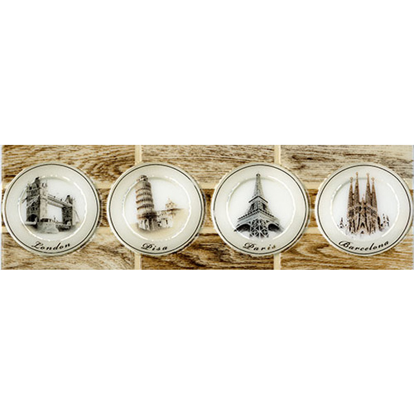 Бордюр Інтеркерама Madera БШ 51 032 110х350 мм темний