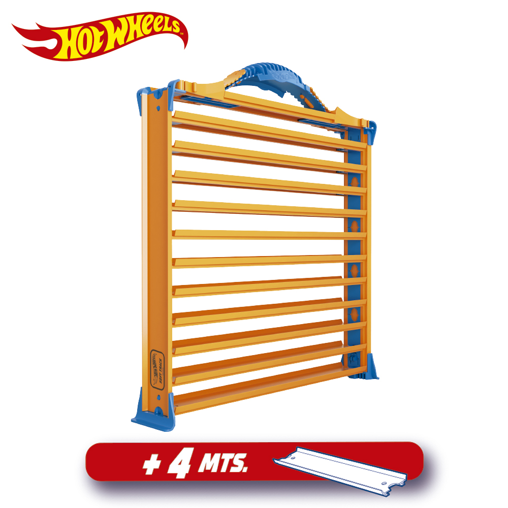 Гараж Hot Wheels з доріжками для зберігання машинок HWCC9B