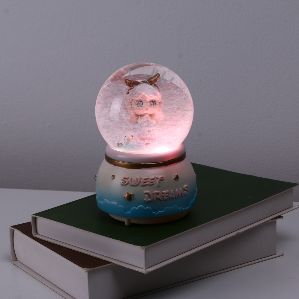 Декорація новорічна JM2118YC куля-LED Sweet Dreams 12.5 см