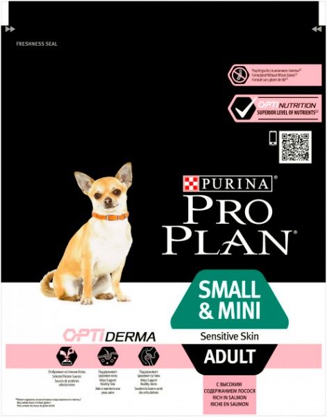 Корм Purina Pro Plan Small & Mini Sensitive Skin з лососем, 700 г