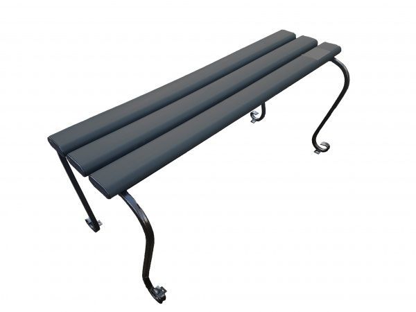 Лавка Next Level Plast Адажио графит 1,06 м 