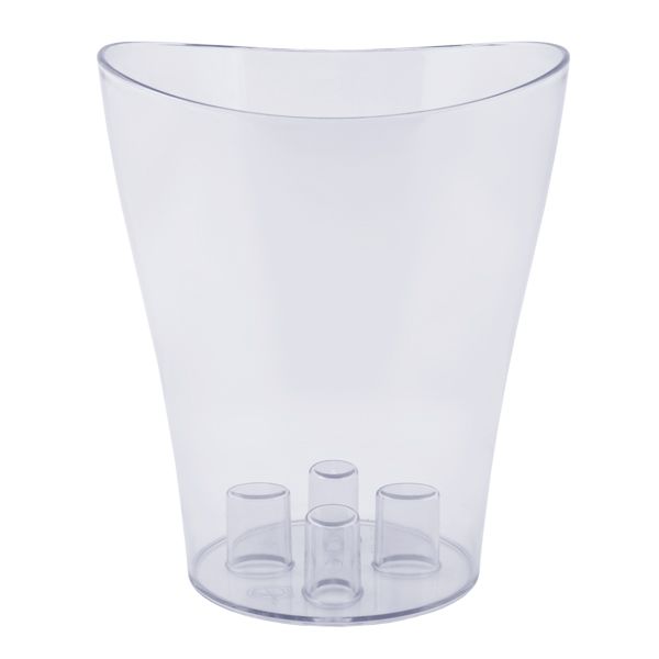 Вазон пластиковый Алеана НИКА для орхидей 16x19СМ круглый 3,5л прозрачный 