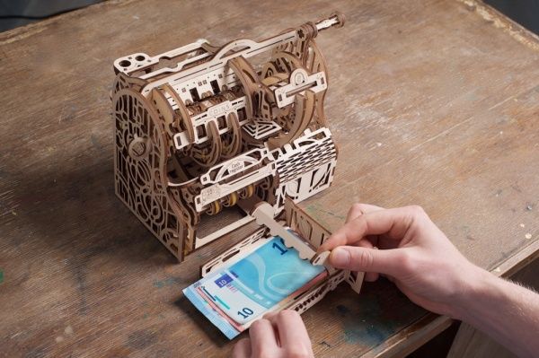 Деревянный 3D-конструктор UGEARS Кассовый аппарат