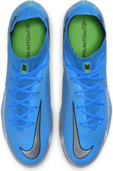 Бутси Nike PHANTOM GT ELITE DF FG CW6589-400 р. US 11 синій