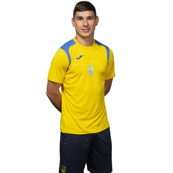 Футболка форми збірної України 2021 Joma Ukraine Official Replica T-shirt 101264.907 р.L жовтий