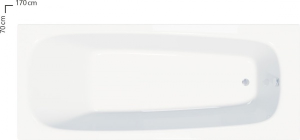 Ванна акрилова Ravak XAU0000040 170х70 см Septima 