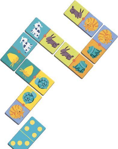 Гра настільна Djeco Кольори тварин DJ08111