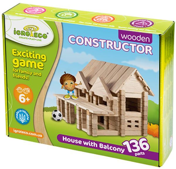Конструктор Igroteco Будиночок з балконом