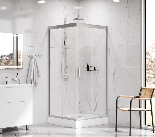 Душове огородження AM.PM Gem Square Slide 90x90см W90UG-403-090MT