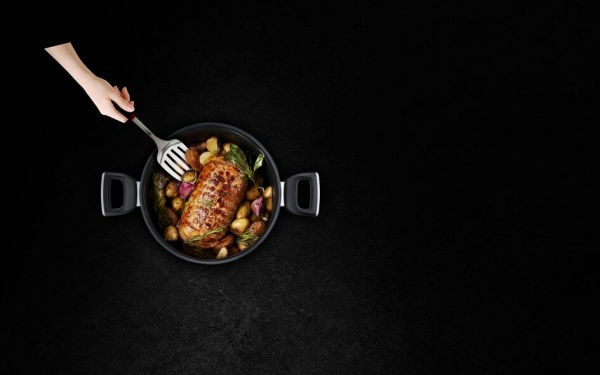 Кастрюля с крышкой 24 см Unlimited G2554672 Tefal