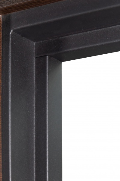 Дверь входная Revolut Doors В-413 модель 163 венге горизонт темный / дуб пломбир горизонт 2040x940 мм правая