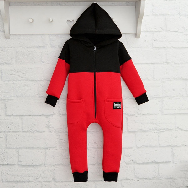 Ромпер унисекс Blanka Комби р.80 красный 110038 