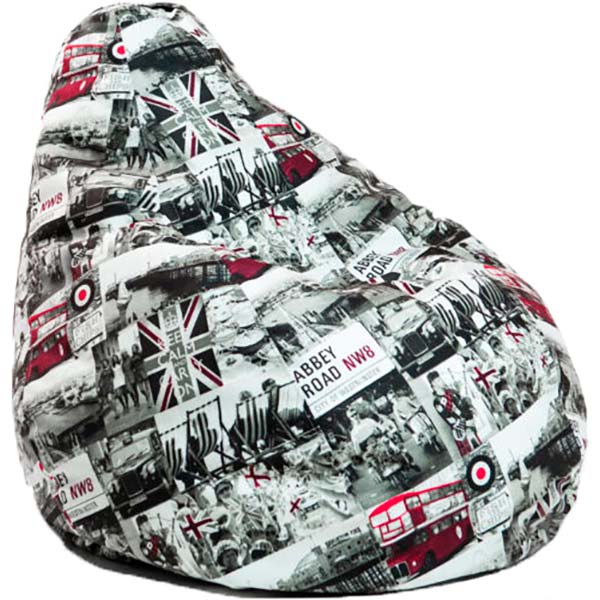 Кресло-мешок Flybag ГРУША-XL 1150х800х800 мм принт (67364) 