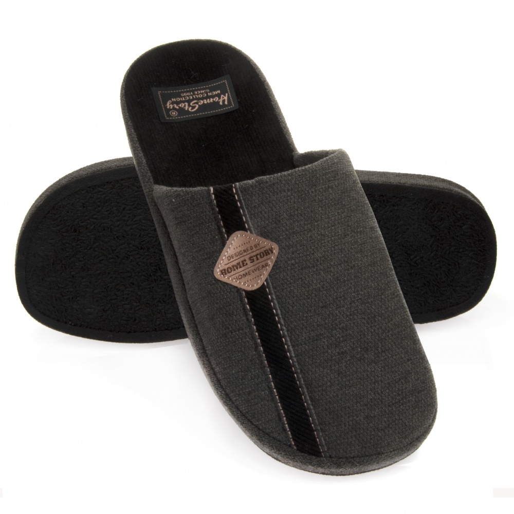 Тапки домашние Home Story 251876-2 р.42 серый