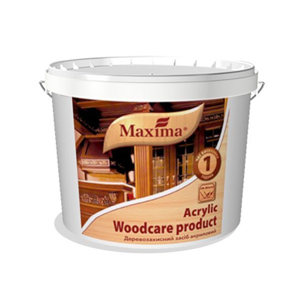 Декоративное и защитное средство для древесины Maxima акриловое дуб глянец 2,5 л