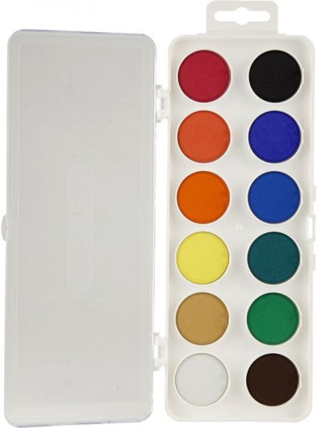 Краски акварельные 172510 12 шт. 37118 Koh-i-Noor