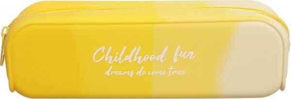 Пенал силіконовий BRPG601-5 Радісне дитинство жовтий