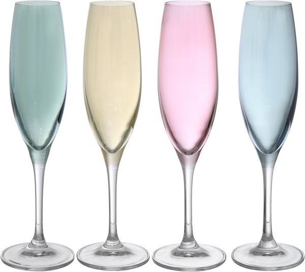 Набір бокалів для шампанського Polka 225 мл 4 шт. G978-08-294 LSA