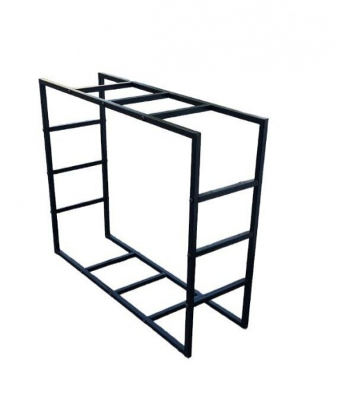 Стелаж металевий чорний 800x1000x300 мм фарба 