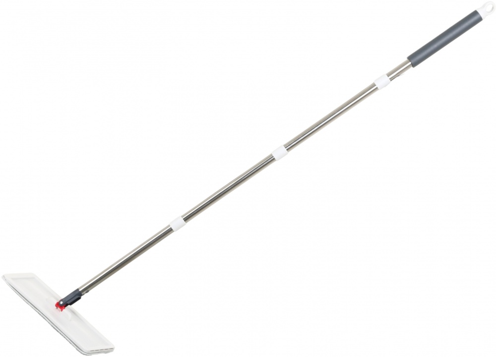 Набір для прибирання для підлоги OBERY з вертикальним віджимом Super Clean Compact 2в1 30 см сірий