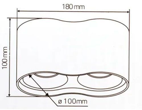 Светильник точечный Gauss HD033 LED 24 Вт 3000 К черный 