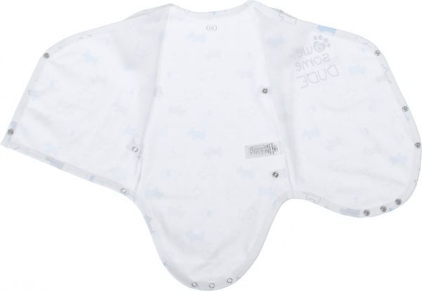 Боди детское Фламинго ясельное Собачки р.68 бело-голубой 141-222-13 